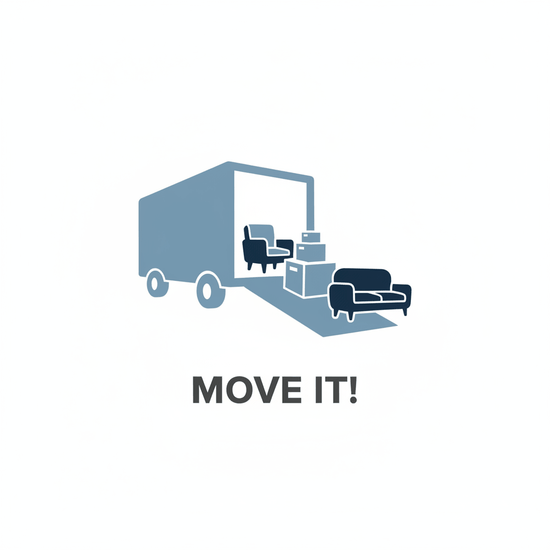 Cargue de muebles en transporte